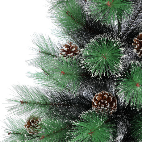 Ель-сосна с шишками 200 веток, 180 см, 26-15