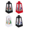 СНОУ БУМ Светильник декоративный LED в виде фонаря, 4,5x9,2см, PP, 3хAG10, 1 режим, 4 дизайна