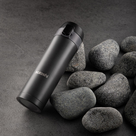 SATOSHI Термос-кружка с крышкой на защелке, 450мл, SL-047, нерж. сталь