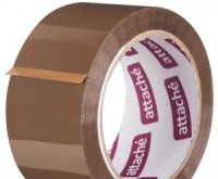 Клейкая лента упаковочная ATTACHE 50х66 коричн. 50мкр. 48339