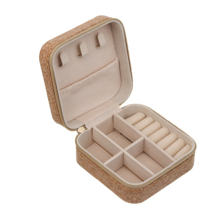 Шкатулка для украшений, 9,5x9,5x5 см, ПВХ, 4 дизайна