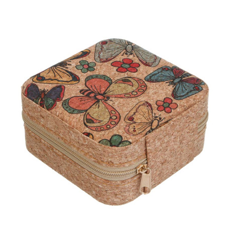 Шкатулка для украшений, 9,5x9,5x5 см, ПВХ, 4 дизайна