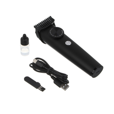 LEBEN Машинка для стрижки волос, 1-10мм, 1 насадка, 90 мин, Li-ion 3,7в/600 мАч, USB