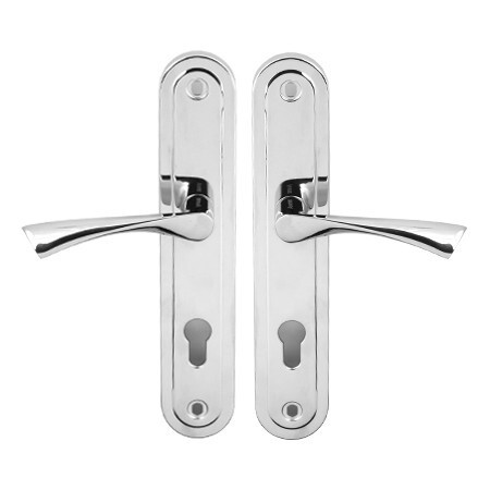 Ручки на планке AVERS HP-85.0423-CR (хром, под цилиндр, межос-85мм)   \24