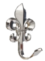 Крючок мебельный 2730, цвет матовый хром