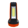 ЕРМАК Фонарь прожектор, LED + COB, 6 режимов, 2400мАч, USB кабель, 9х9х20см, пластик