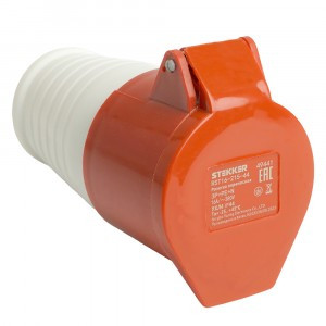 STEKKER силовая розетка CEE переносная ST-215 3P+PE+N 16А 380В IP44, RST16-215-44 49441