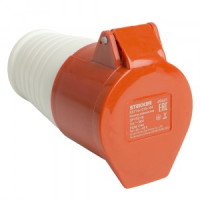 STEKKER силовая розетка CEE переносная ST-215 3P+PE+N 16А 380В IP44, RST16-215-44 49441