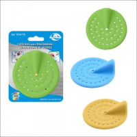 Ситечко д/раковины "Улавливатель волос" d=7см микс YG34-118 Мультидом