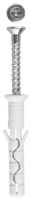 Дюбель-гвоздь ЗУБР &quot;ПРОФЕССИОНАЛ&quot; нейлоновый, потайный бортик, 6 x 80 мм, 70 шт