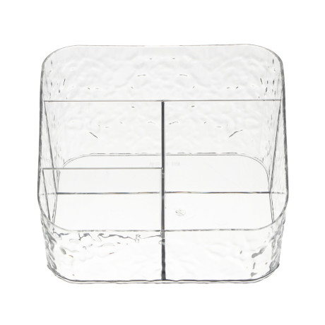 Органайзер для косметики и визажа тм ЮНИLOOK Ice 17,5х15х11см, пластик PET, #25667