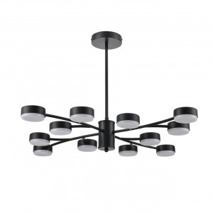 LUMION 8117/12 COMFI LN25 черн., мет. Люстра LED GX53 12x7W 220V TORINA