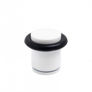 СТАНДАРТ Ограничитель дверной цилиндр 588А-2 WW белый ЕВРОПАКЕТ (400,50)