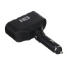 NG Разветвитель прикуривателя, 2 выхода +2 USB, 60 W, 2.1А, 12/24В, пластик