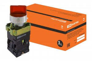 TDM BK 2465 перекл. красн. 2 положения 1з+1р (10!) SQ0703-0015