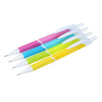 ClipStudio Карандаш чернографитный механический, HB, 0,7мм, трехгр., резиновый держатель, 4 цв.корп.