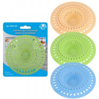 Ситечко д/раковины d=12см (кратность 6шт!!!), силикон DH34-123 Мультидом