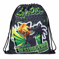 Супер-Кот Мешок для обуви ПРЕМИУМ, 47х39см, плотный материал, 2-стор.печать, толстая веревка, &quot;Кор&quot;