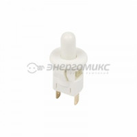 REXANT выкл-кнопка 250V 2.5А (2с) ON-(OFF) Б/Фикс бел (PBS-19С2)(мебельн.) цена за шт (10!),36-3021