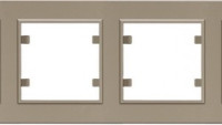 Makel Karea рамка  2 мест. латунь (горизонт.) 56057702
