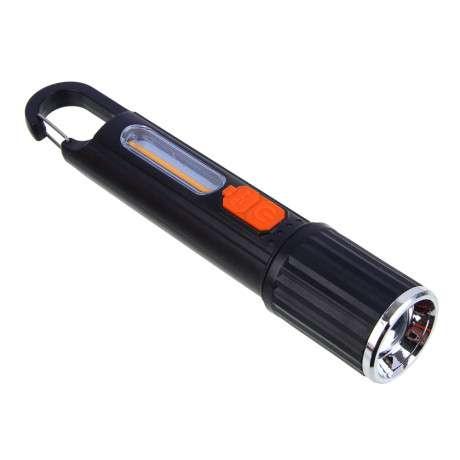 Фонарь ручной тм ЕРМАК, 800 мАч, 5 режимов, P35 LED+ вольфрам, 170х31,5 мм, Type-C, пластик