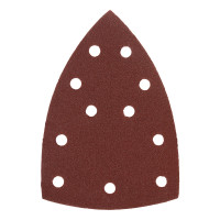 Треугольник абразивный на ворc. подложке под &quot;липучку&quot;, перф., P 120, 150х150х100 мм, 5 шт. Denzel