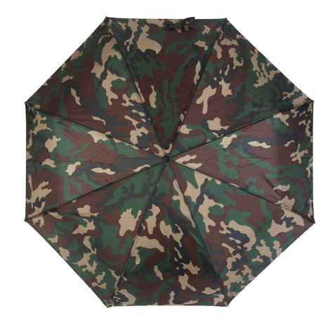 Зонт автомат тм BY Русские Супергерои, диаметр 95см, 8 спиц, сталь, PU, милитари