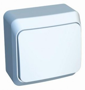 Systeme Electric Этюд кнопка ОУ 1 кл. бел. (пл.осн.) KA10-001B (25!)