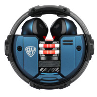 BY Наушники беспроводные TWS Герои ПЕРЕСВЕТ вкладыши, металл., черно-синий, BT5.3, 30/300 mAh.