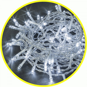 Гирлянда-нить 50LED бел. 3м. 3xR6, проз.пвх, NGF-S01-50CW-5-3m-3AA-TR-IP20 Navigator 61801