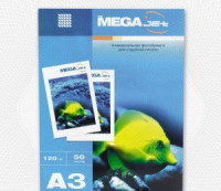 Бумага для полноцв.струй.печ. MEGAJET (А3,120г,матов., 50л/пач) Герм. 50832