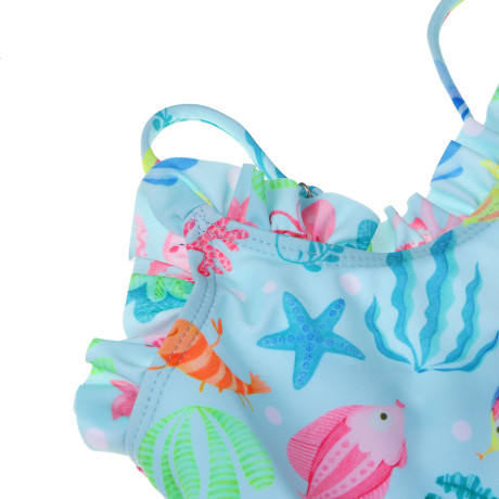 GALANTE Купальник для девочки слитный, р.98-104, 82%полиэстер, 18%эластан, ВЛ2025-07