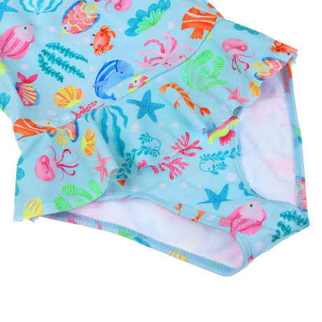 GALANTE Купальник для девочки слитный, р.98-104, 82%полиэстер, 18%эластан, ВЛ2025-07