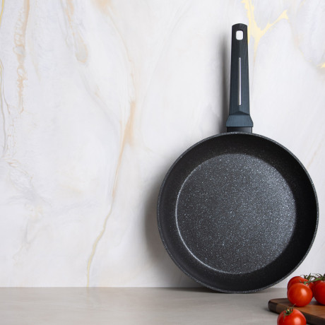SATOSHI Гардан Сковорода литая d28см, антипригарное покрытие мрамор, индукция