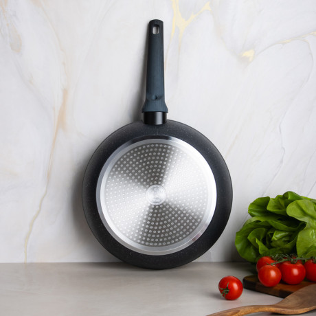 SATOSHI Гардан Сковорода литая d28см, антипригарное покрытие мрамор, индукция