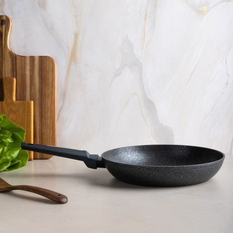 SATOSHI Гардан Сковорода литая d28см, антипригарное покрытие мрамор, индукция