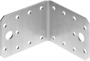 Крепежный угол ЗУБР "МАСТЕР", 55х70х70мм, 1шт