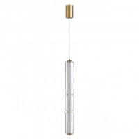 ODEON LIGHT 6688/19L L-VISION ODL24 147 св-к подвес ант.бронз/акрил/стекло IP20 LED 19W  3000K FAU