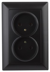 ЭРА Intro Solo роз. СУ, 2 мест. , 2х2P, 16A, антрацит, 250В, IP20, 4-204-05 4683