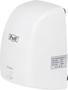 Сушилка для рук электрическая 1 кВт белая Puff-8815 958811