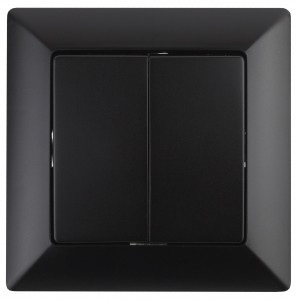 ЭРА Intro Solo выкл. СУ 2 кл. 10А IP20, антрацит 4462