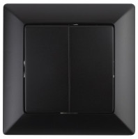 ЭРА Intro Solo выкл. СУ 2 кл. 10А IP20, антрацит 4462