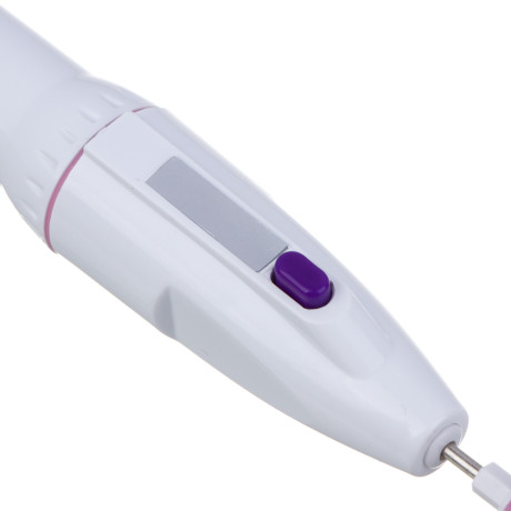 LEBEN Набор для маникюра, 1xАА не в компл., 5 насадок, 1 скорость