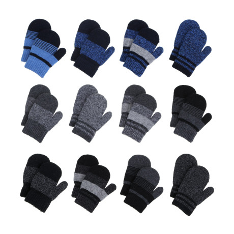 GALANTE Варежки детские, р. 12, 4 дизайна СЗкр-1