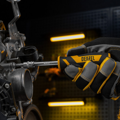 Набор инструментов, 1/2", 1/4", CrV, S2, пластиковый кейс, 194 предмета Denzel