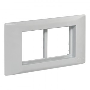 EKF Рамка+суппорт на 4 модуля (2 поста) для парапетного кабель-канала C-Line sup-4-105-50