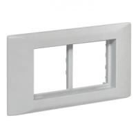 EKF Рамка+суппорт на 4 модуля (2 поста) для парапетного кабель-канала C-Line sup-4-105-50