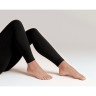 GALANTE Elastique Легинсы рубчик 300D, 50% полиэстер, 45% полиамид, 5% спандекс, S/M, черный