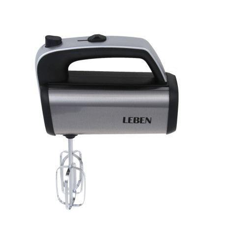 LEBEN Миксер электрический 1000 Вт, 5 скоростей, корпус металл
