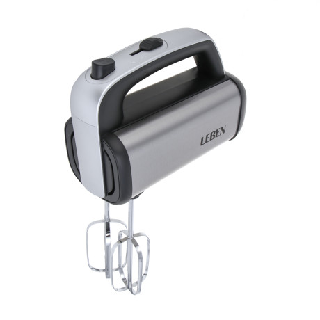 LEBEN Миксер электрический 1000 Вт, 5 скоростей, корпус металл